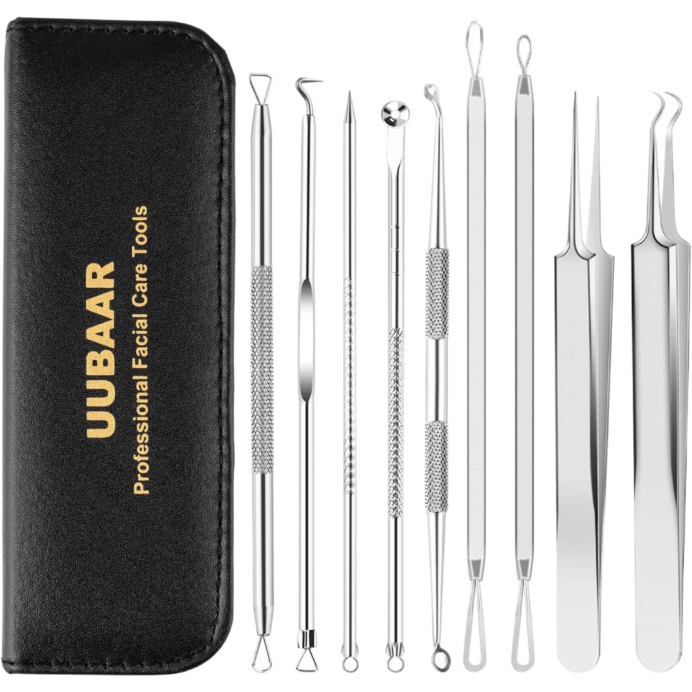 Leather Tooling Kit - Kit Professionale 9 Pezzi per Rimozione