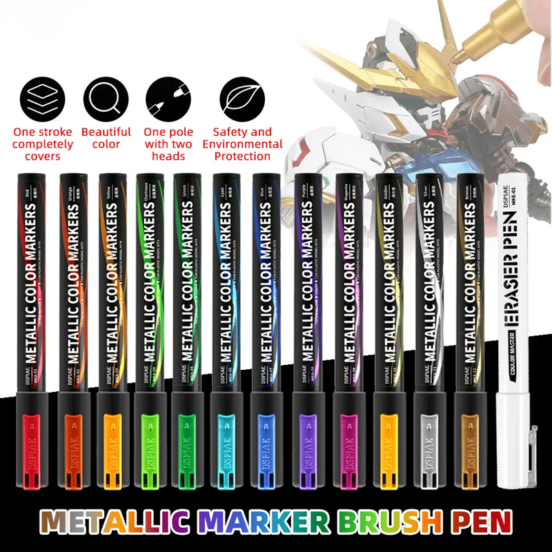 Illustration Marker Set - Pennarelli Metallici per Pittura Meccanica, Set