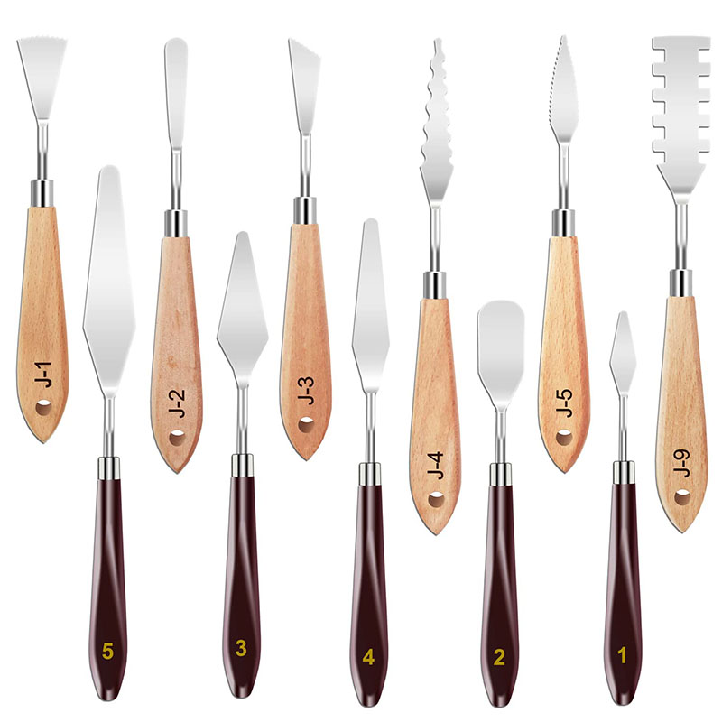 Painting Knife Palette - Set di 11 Coltelli per Pittura