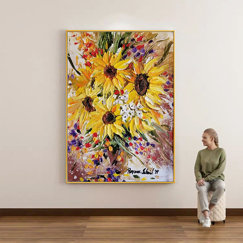 Painting Knife Palette - Dipinto a olio 3D vibrante di