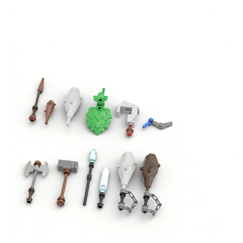 Art Craft Building - 103 pezzi MOC BOTW Weapons Pack