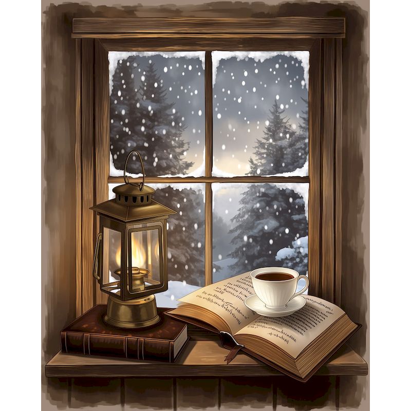 Art Craft Ideas For Adults - GATYZTORY Kit Pittura Invernale con Numeri