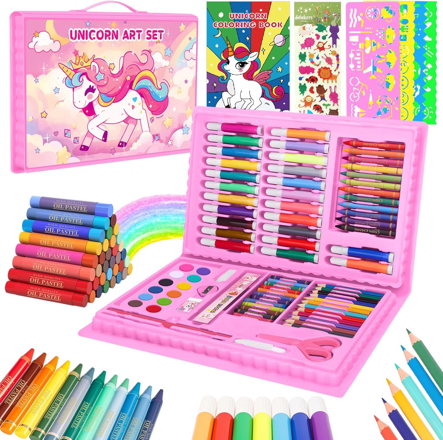 Illustration Marker Set - Set di libri da colorare per