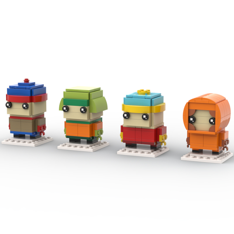 Art Craft Building - 336 pezzi MOC South Park BrickHeadz,