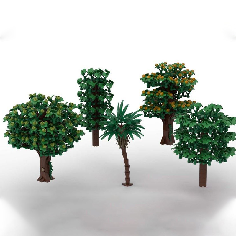 Art Craft Building - 2076 pezzi MOC Tree Pack, Blocchi