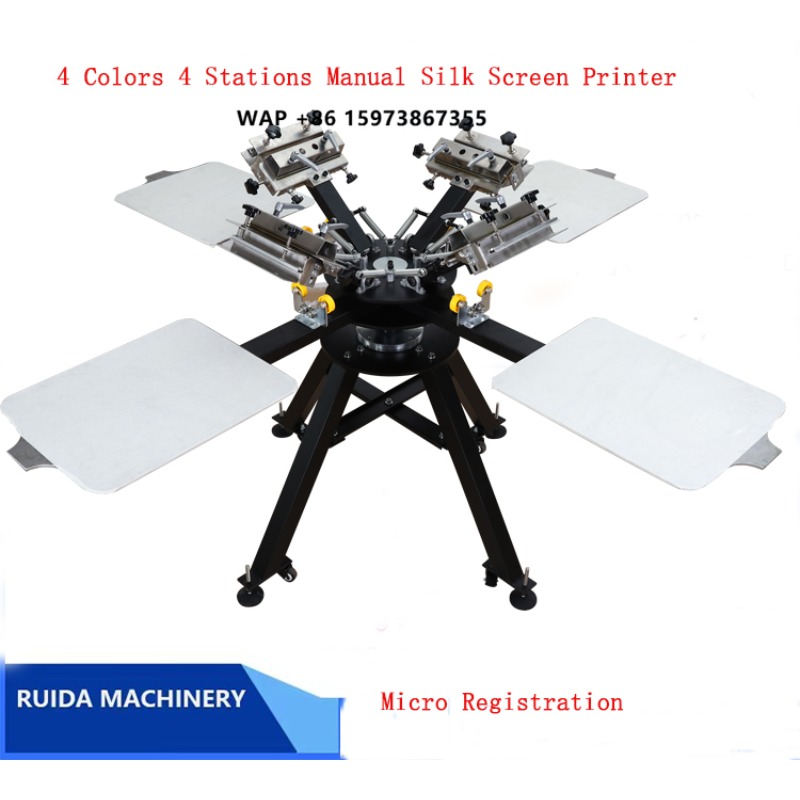 Silk Screen Printing - Macchina da Stampa Rotativa Tessile 4