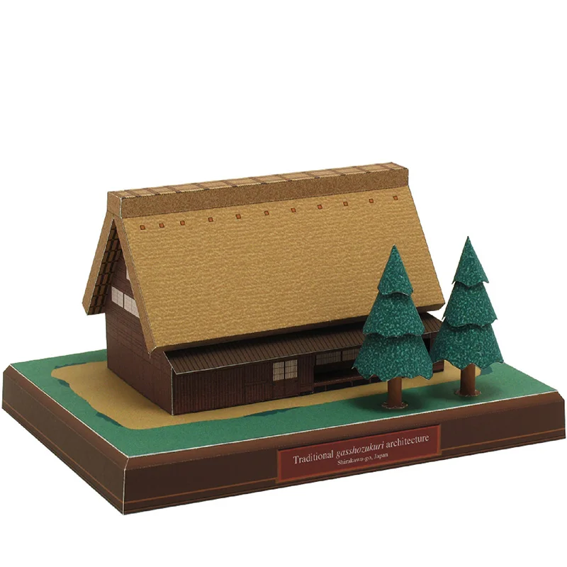Art Craft Building - Giappone Cottage Gasshozukuri Mini 3D Modello
