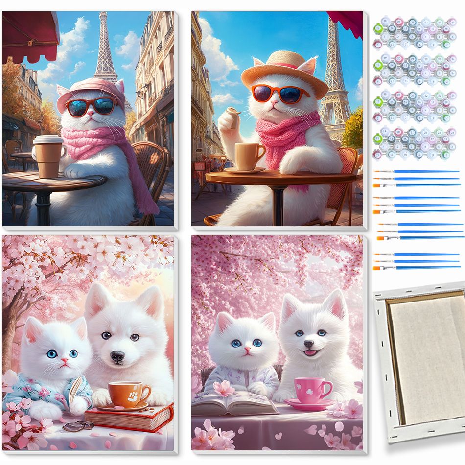 Art Craft Ideas For Adults - CHENISTORY Kit Pittura a Numeri per
