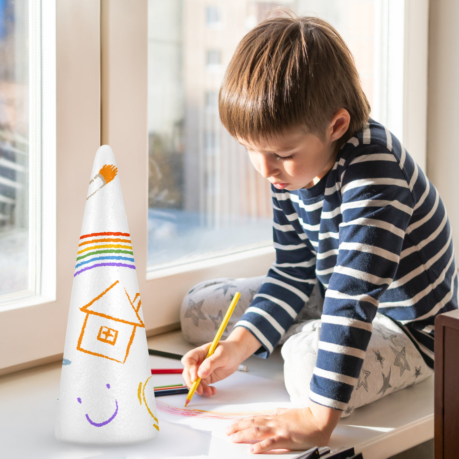 Art Craft Kids - 2 Pezzi di Coni di Cartone