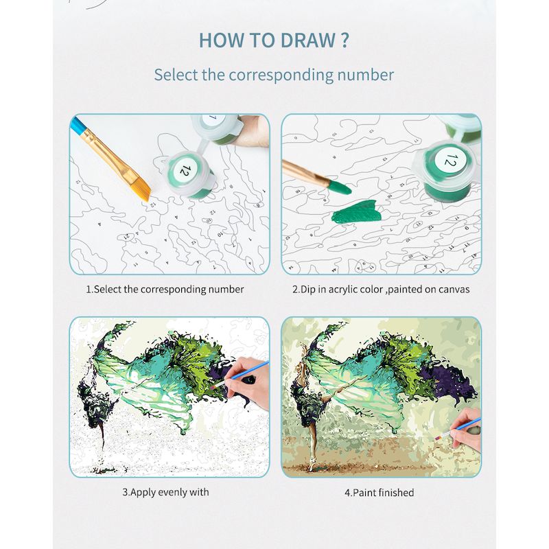 GATYZTORY Kit Pittura con Nume - Art Craft Ideas For Adults recensione e prezzo