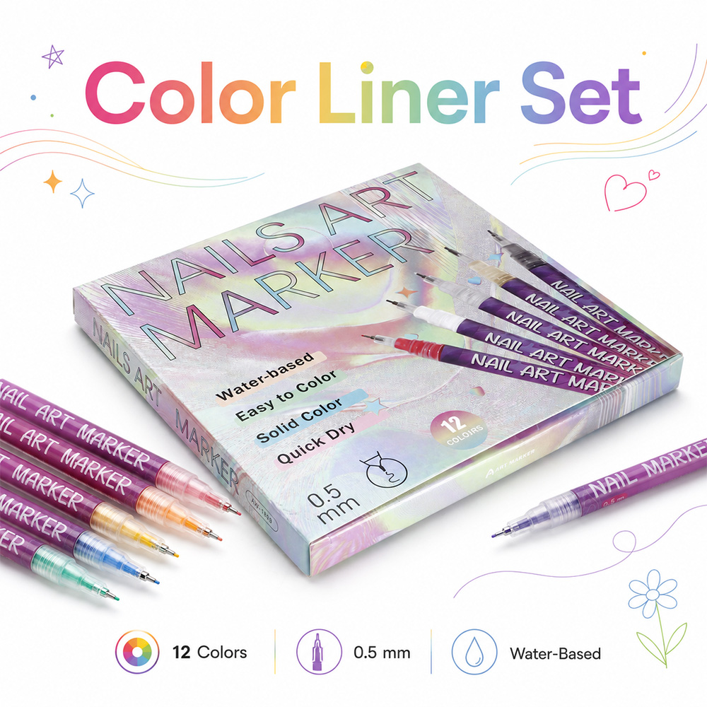 Set di 12 Pennarelli a Punta F - Illustration Marker Set recensione e prezzo