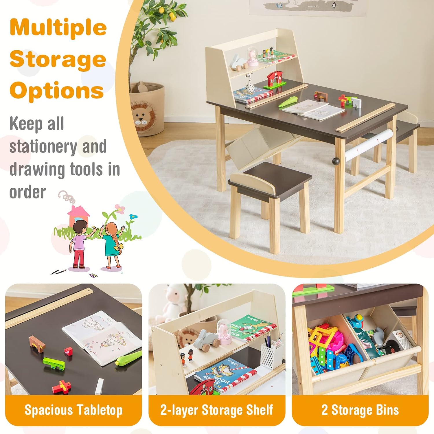 Set Tavolo e Sedie per Bambini - Art Craft Toddler recensione e prezzo