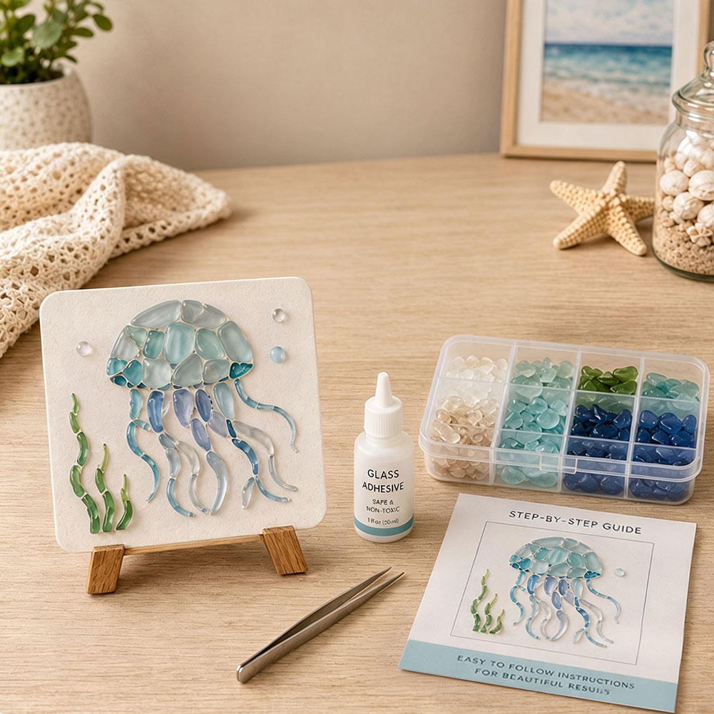 Kit di arte in vetro marino fa - Art Craft Gifts For Adults recensione e prezzo