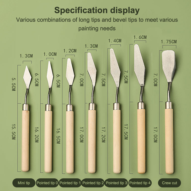 【Happy】Set da 7 pezzi di colte - Painting Knife Palette recensione e prezzo