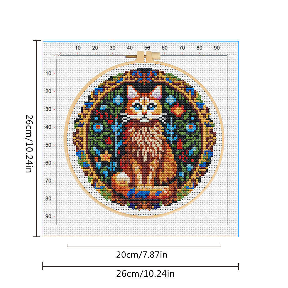 Fai da te punto croce gatto an - Embroidery Hoop Kit recensione e prezzo