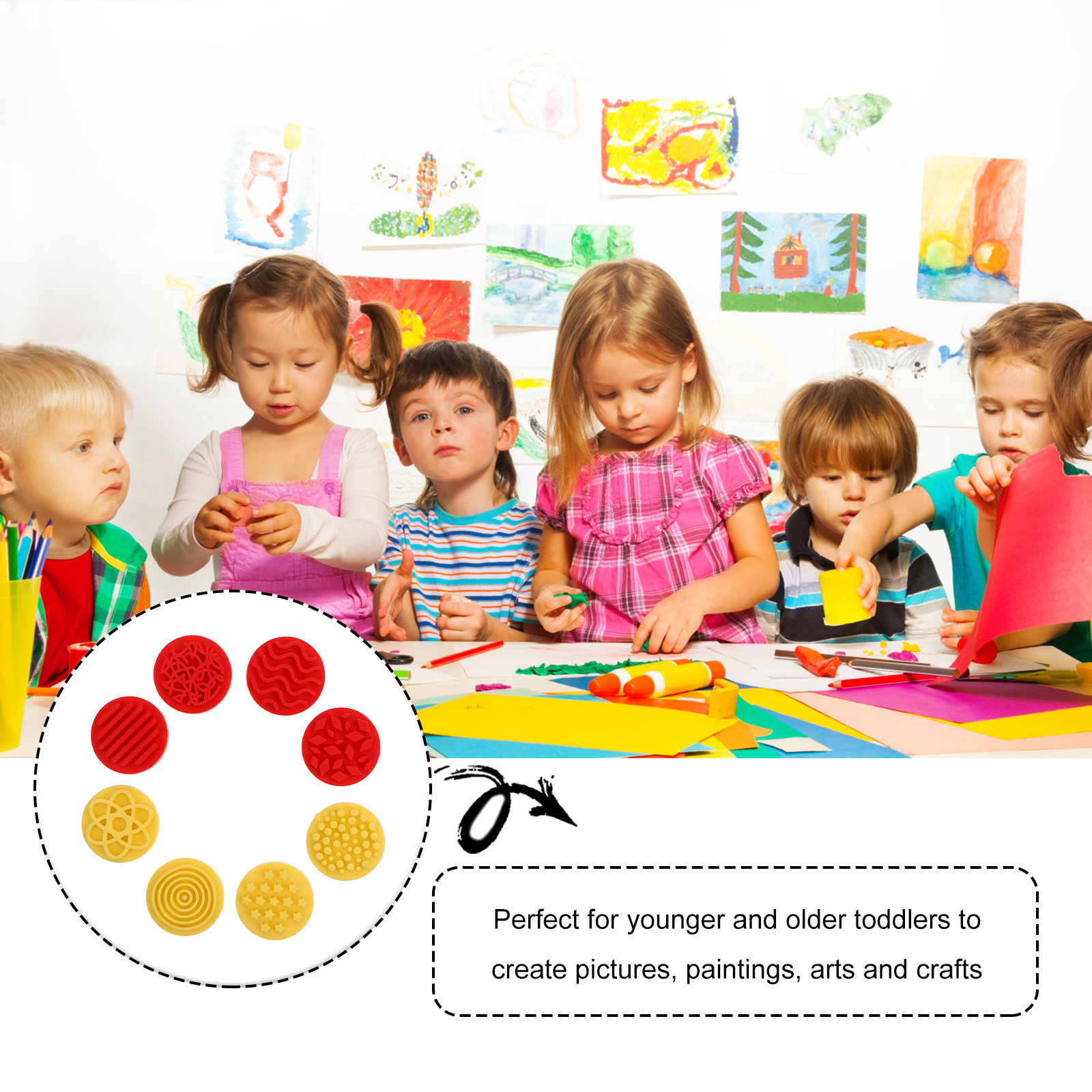 8 timbri sicuri per bambini pi - Art Craft Toddler recensione e prezzo