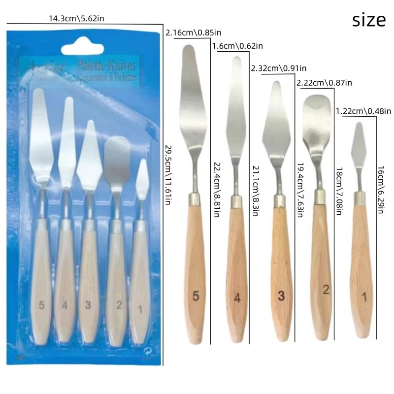 Set di 5 spatole per pittura c - Painting Knife Palette recensione e prezzo