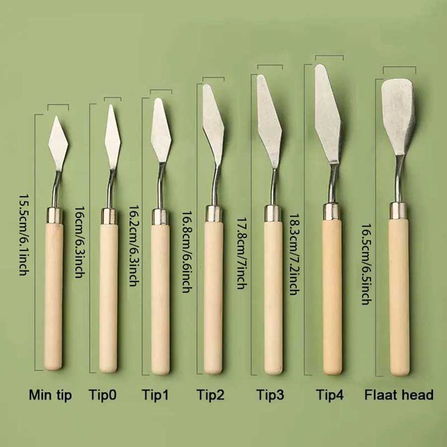 Set di 7/14 Coltelli per Pittu - Painting Knife Palette recensione e prezzo