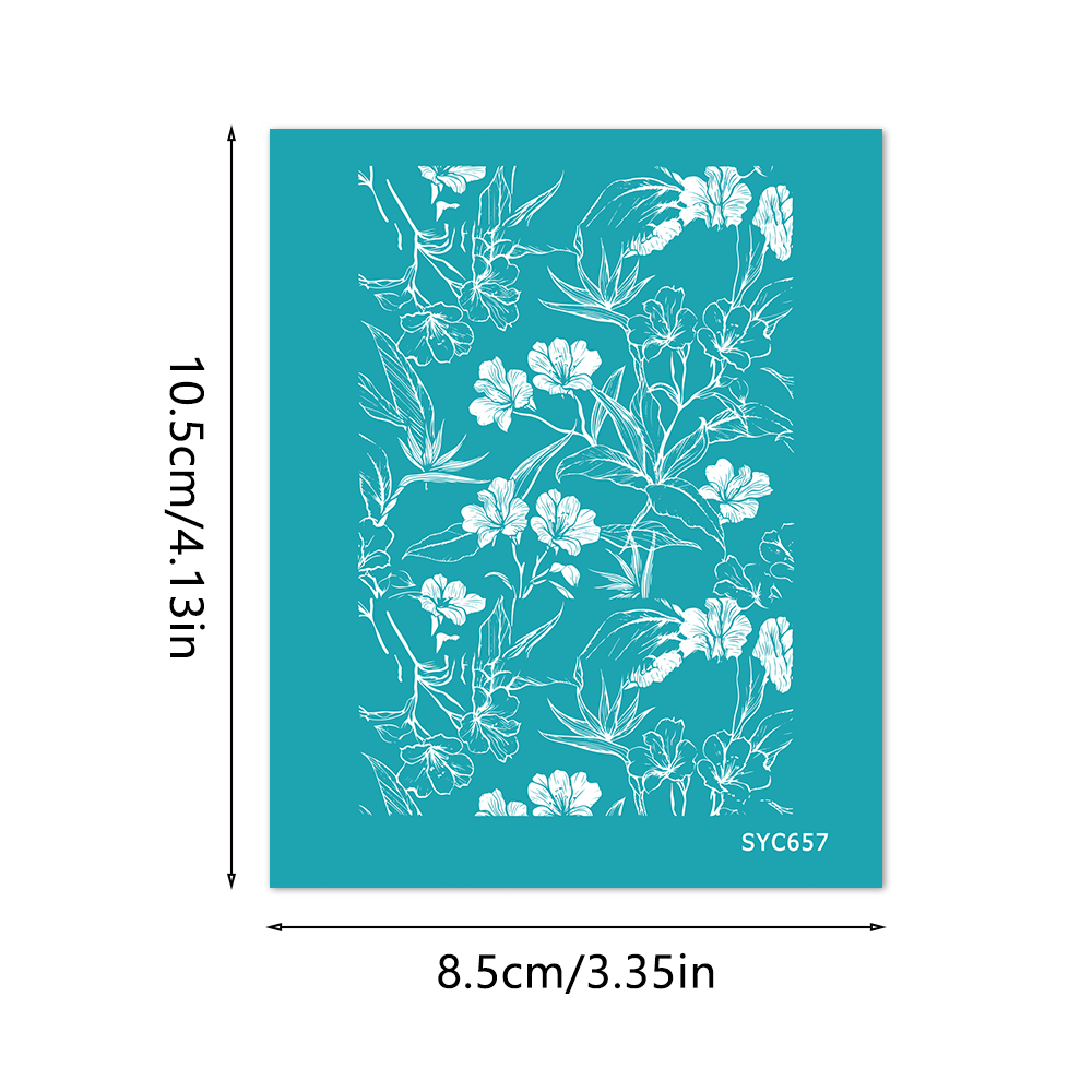 6 Stili di Stencil Floreali e  - Silk Screen Printing recensione e prezzo