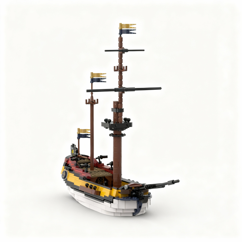 714 pezzi MOC Nave Pirata Impe - Art Craft Building recensione e prezzo
