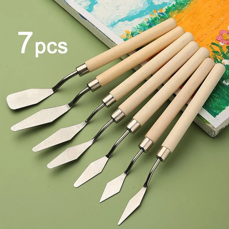 7 pezzi in acciaio inossidabil - Painting Knife Palette recensione e prezzo