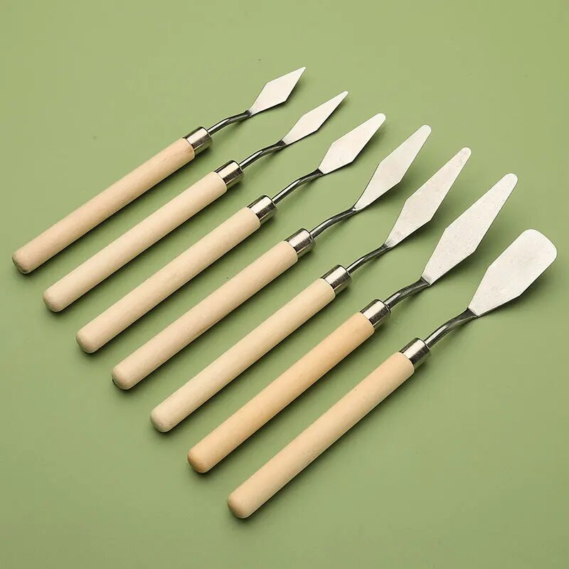 7 pezzi in acciaio inossidabil - Painting Knife Palette recensione e prezzo